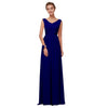 Beauty Emily Burgundy Chiffon Bridesmaid Dresses 2019 Long for Women Plus Size A-Line Sleeveless Wedding Party Prom Dresses