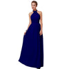 Beauty Emily Burgundy Chiffon Bridesmaid Dresses 2019 Long for Women Plus Size A-Line Sleeveless Wedding Party Prom Dresses
